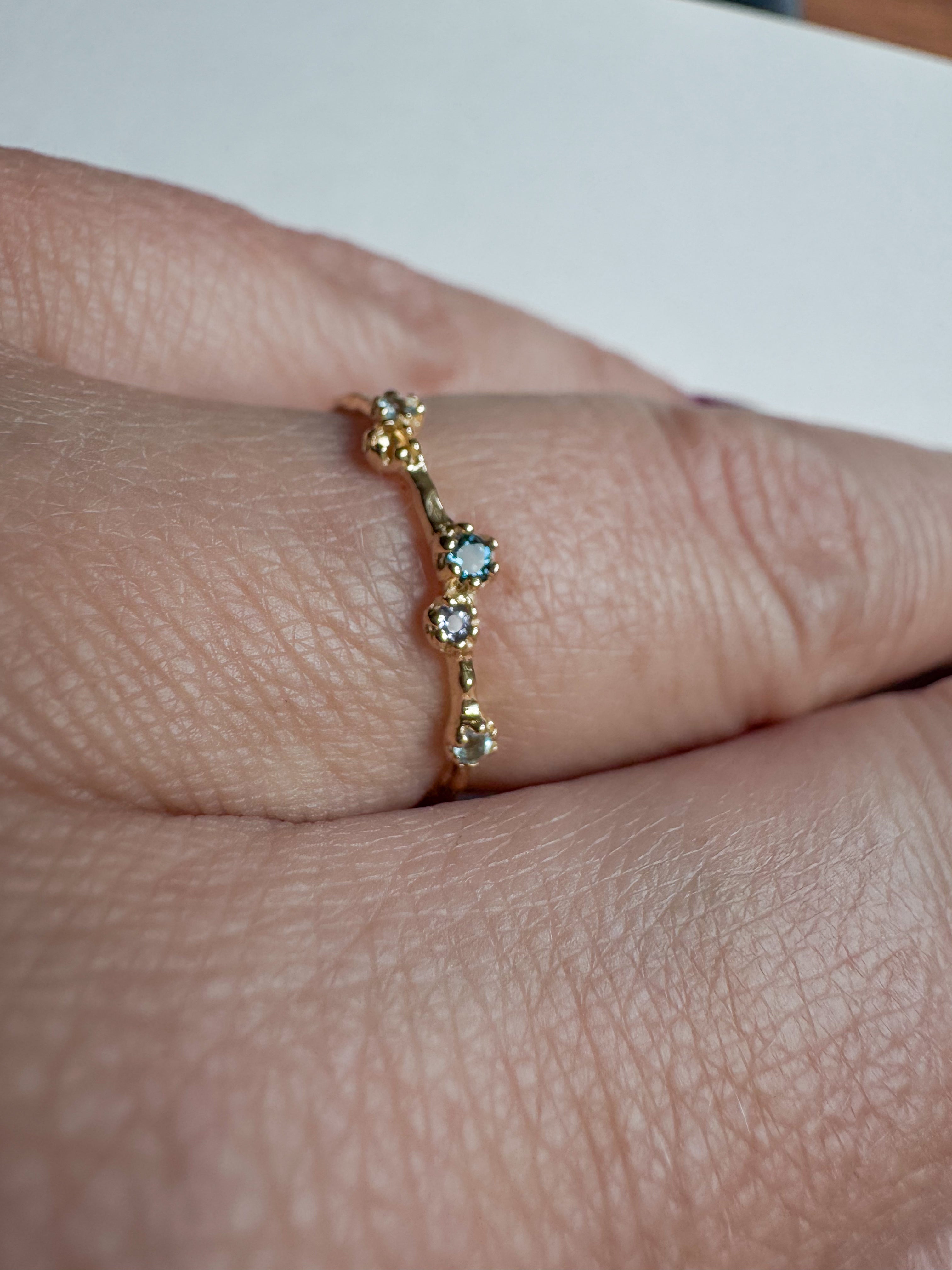 Topaz & Iolite Ring