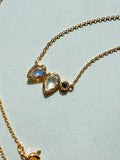 Moonstone, Labradorite & Iolite Necklace