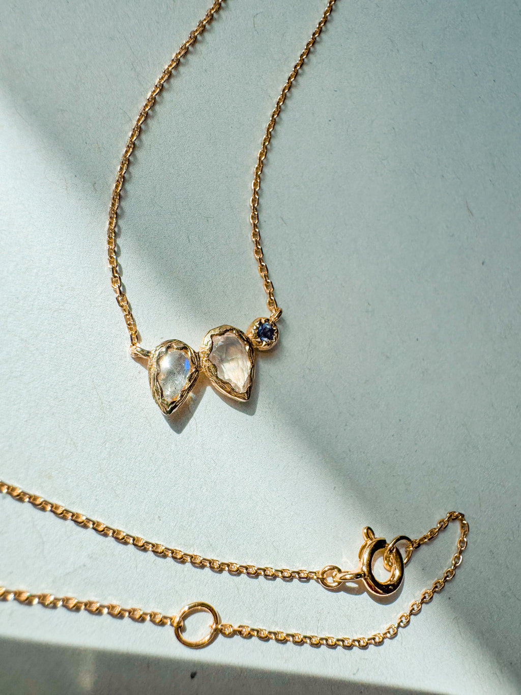 Moonstone, Labradorite & Iolite Necklace