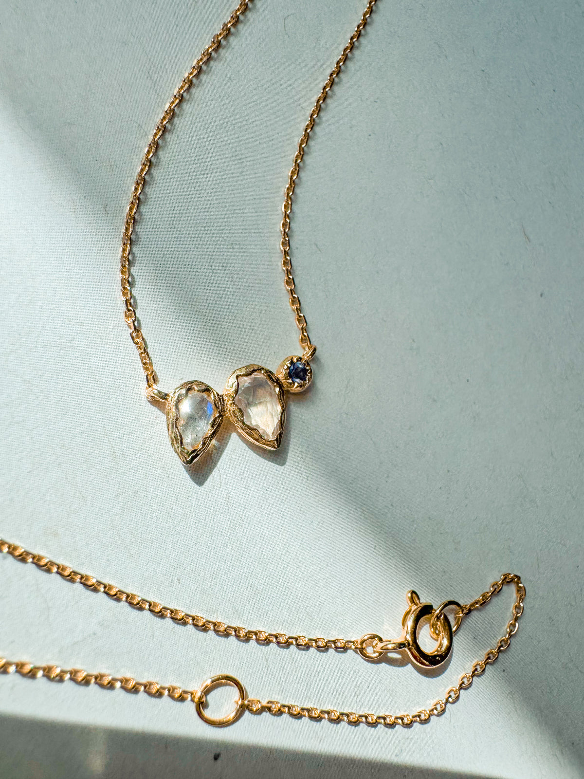 Moonstone, Labradorite & Iolite Necklace