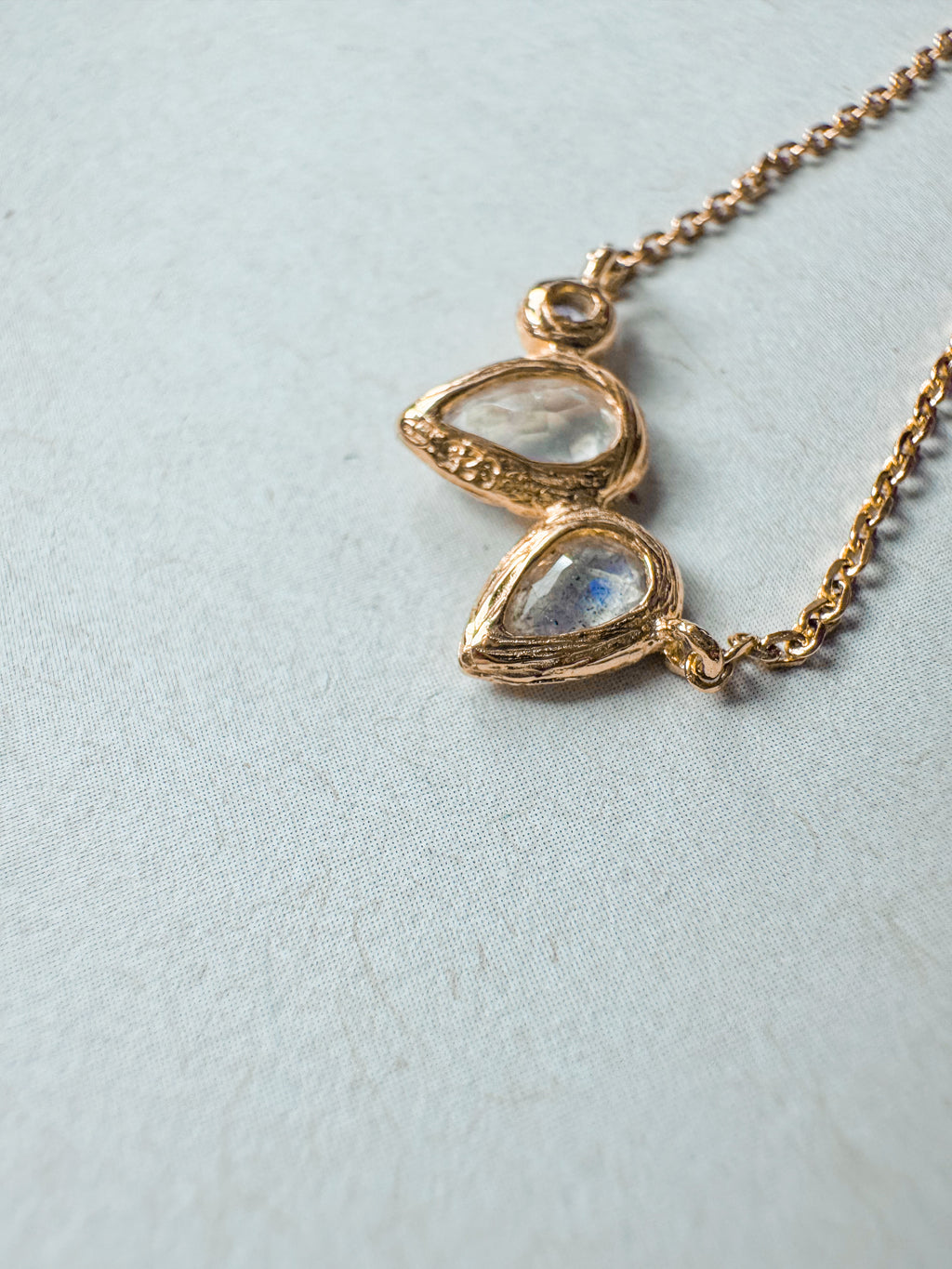 Moonstone, Labradorite & Iolite Necklace